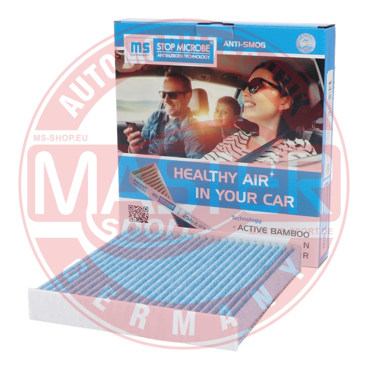 MASTER-SPORT GERMANY 22013-IFB-PCS-MS STOP MICROBE Antiallergen Technology Filter vnútorného priestoru